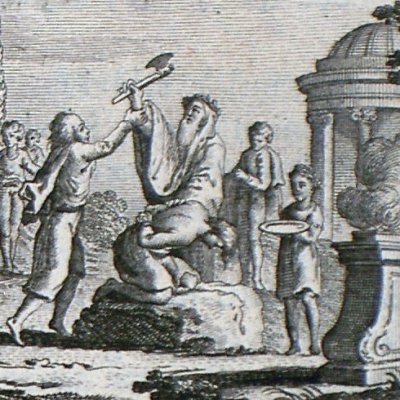 Le sacrifice empêché de Mirtil (Il Pastor fido, acte V, Venise, Zatta, 1788)