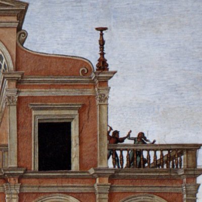 Énéas Sylvius couronné poète par Frédéric III (libr. Piccolomini) - Pinturicchio