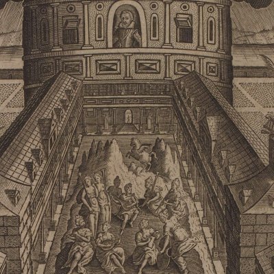Frontispice des Images ou tableaux de platte peinture (éd. 1637) - Jaspar Isac