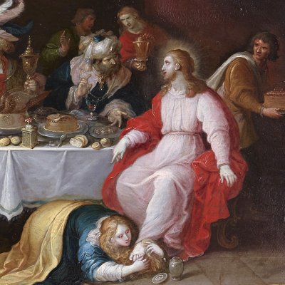 Le repas chez Simon - Frans Francken II
