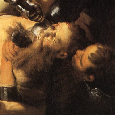Blinded Samson - Rembrandt