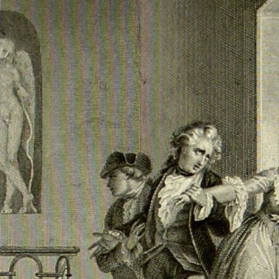 Départ de Saint-Preux (La Nouvelle Héloïse, OC Furne 1837 fig2) - Desenne