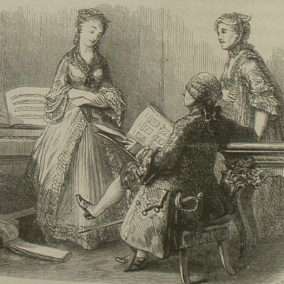 Julie devant son père (Nouvelle Héloïse, Barbier 1845 LI22) - Wattier