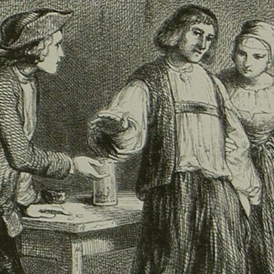 Hospitalité du Valais (Nouvelle Héloïse, Barbier 1845 fig4) - Johannot