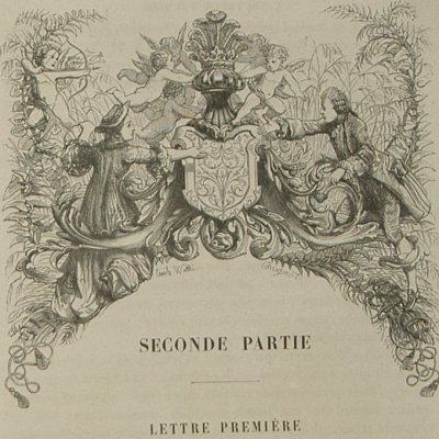 Julie & Saint-Preux séparés (Nouvelle Héloïse, Barbier 1845 Titre II) - Wattier