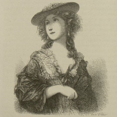 Portrait de Julie (Nouvelle Héloïse, Barbier 1845 LII5) - Wattier