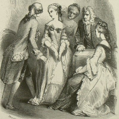 Contrat de mariage de Claire (Nouvelle Héloïse, Barbier 1845 fig12) - Baron