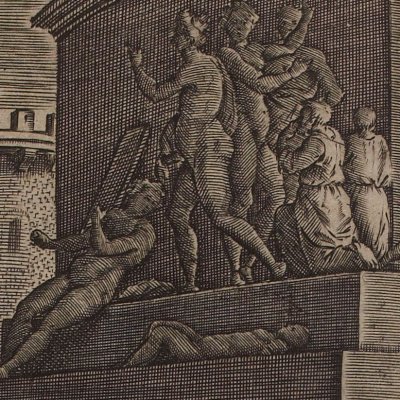 Pasiphaé (Les Images…, Philostrate, éd. Vigenère 1637) - A. Caron