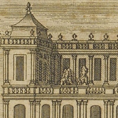 Les Tartares assiègent Albraque (Roland l’amoureux trad. Lesage 1717 fig.6)