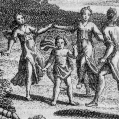 Songe de Renaud dans les Ardennes (Roland l’amoureux trad. Lesage 1717 fig.16)