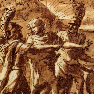Renaud quitte Armide - Poussin