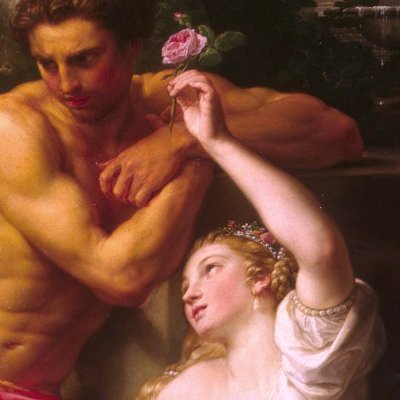 Hercule entre la Vertu & la Volupté (version de Saint-Petersbourg) - Batoni