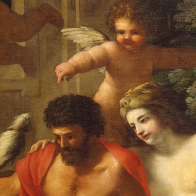 Hercules and Omphale - Romanelli
