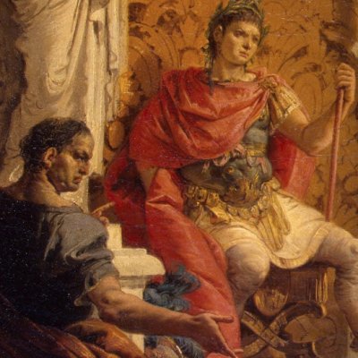 Mécène présentant les arts libéraux à l’empereur Auguste - Tiepolo