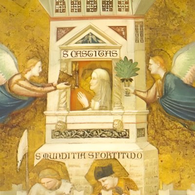 Allégorie de la Chasteté - Atelier de Giotto