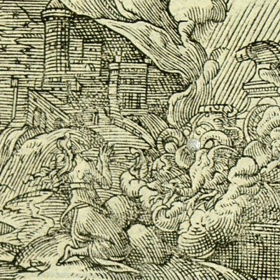 Médée sorcière (Métamorphose Lyon 1557) - Bernard Salomon