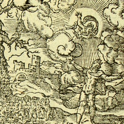 Fourmis changées en hommes (Métamorphose Lyon 1557) - Bernard Salomon