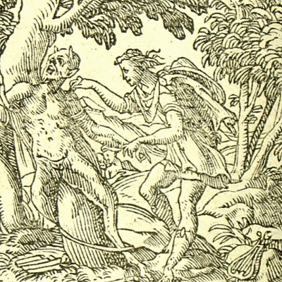 Phébus et Marsyas (Métamorphose Lyon 1557) - Bernard Salomon