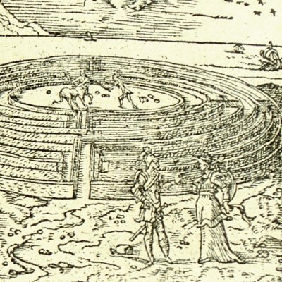 Thésée et Ariane (Métamorphose Lyon 1557) - Bernard Salomon