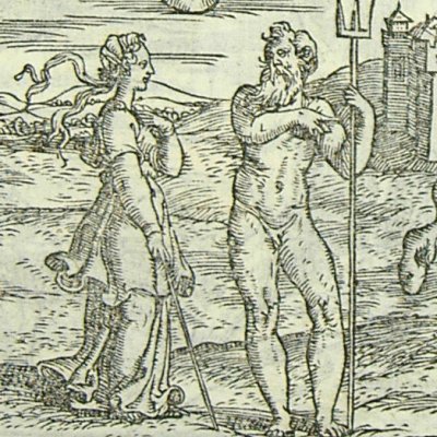 Dispute entre Minerve et Neptune pour le nom d’Athènes (Dolce Trasf Venise 1553)