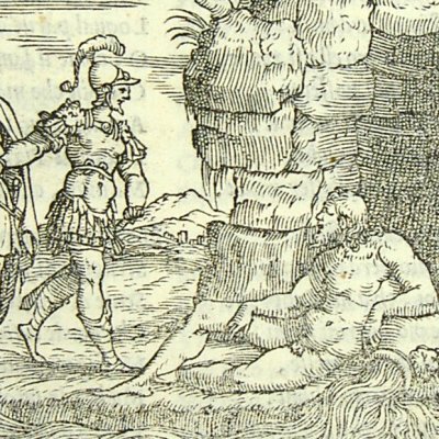 Hercule et Acheloüs (L. Dolce Trasformationi Venise 1553)