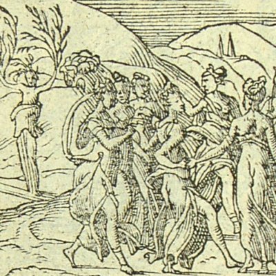 Le Berger changé en olivier (Métamorphose Lyon 1557) - Bernard Salomon