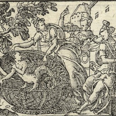 Aglaure découvre Érichtonios dans la corbeille d’Athéna (Mét. 1557) - B. Salomon