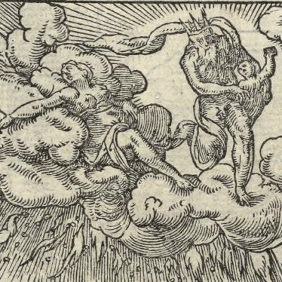 Sémélé foudroyée (Métamorphose Lyon 1557) - Bernard Salomon