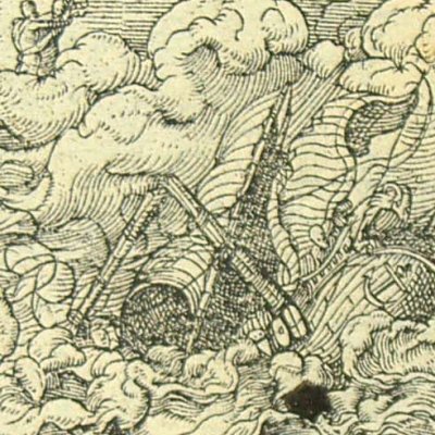 Le naufrage de Céyx (Métamorphose Lyon 1557) - Bernard Salomon