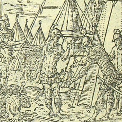 Ulysse et Ajax (Métamorphose Lyon 1557) - Bernard Salomon