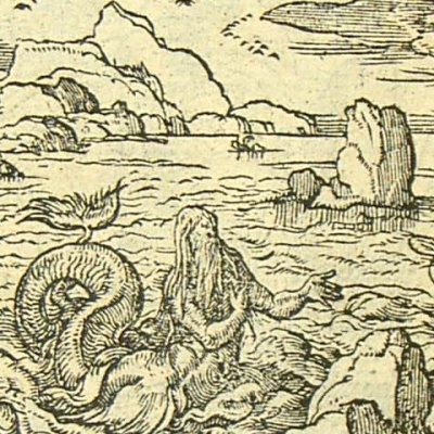 Glaucus et Scylla (Métamorphose Lyon 1557) - Bernard Salomon