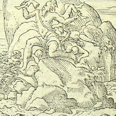 Polyphème Mange-Gens (Métamorphose Lyon 1557) - Bernard Salomon