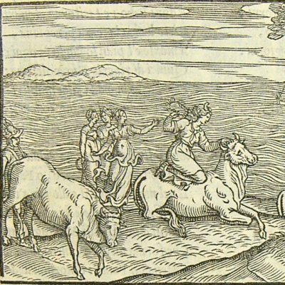 L’Enlèvement d’Europe (L. Dolce Trasformationi Venise 1553)