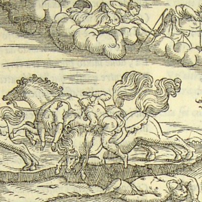 Vengeance contre Niobé (L. Dolce Trasformationi Venise 1553)