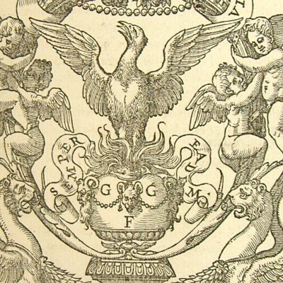 Marque d’imprimeur (L. Dolce Trasformationi Venise 1553)
