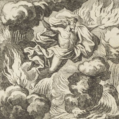 Le chaos (Métamorphoses en rondeaux Mabre-Cramoisy 1676) - Chauveau