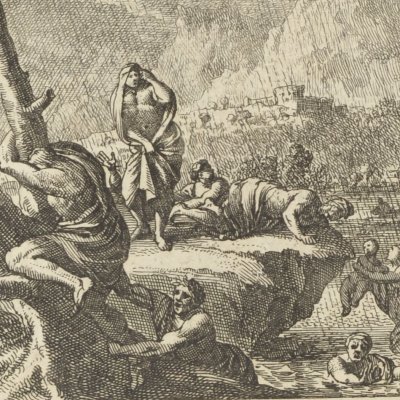 Le déluge (Métamorphoses en rondeaux, Mabre-Cramoisy 1676)