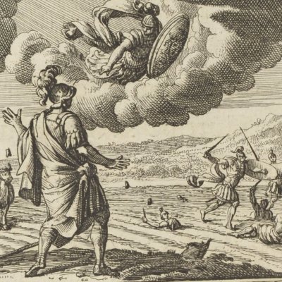 Cadmus sème les dents du dragon (Métamorphoses en rondeaux, Mabre-Cramoisy 1676)