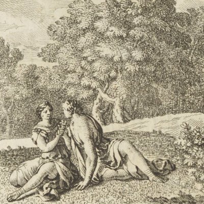 Crocus et Smilax (Métamorphoses en rondeaux, Mabre-Cramoisy 1676)