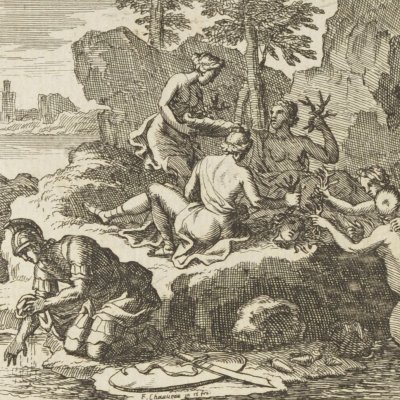 Le sang de Méduse changé en corail (Métamorphoses en rondeaux, Mabre-Cramoisy 1676)