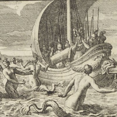 Ulysse et les sirènes (Métamorphoses en rondeaux, Mabre-Cramoisy 1676)
