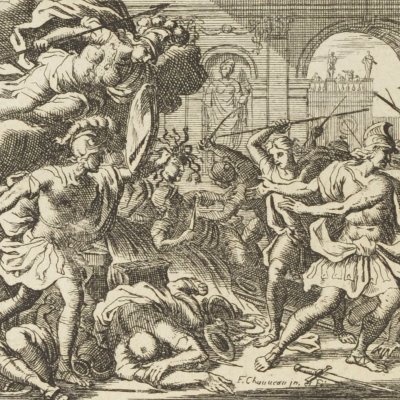 Phinée (Métamorphoses en rondeaux, Mabre-Cramoisy 1676) - Chauveau