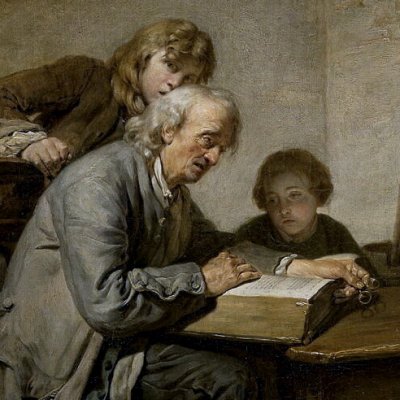 La lecture de la Bible - Greuze