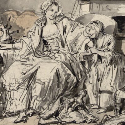 Scène d’intérieur - Greuze