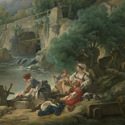 Les Lavandières - Boucher