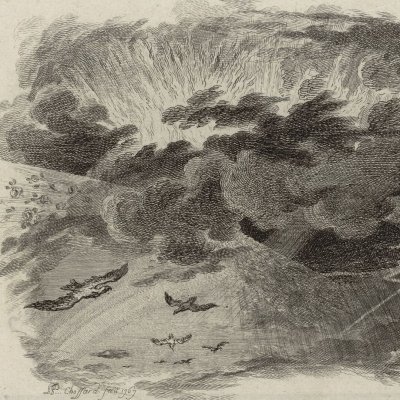 Le Chaos (Métamorphoses Banier 1767, l.1, vignette liminaire) - Choffard