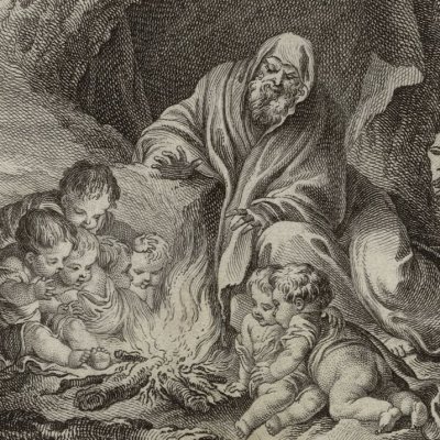 L’hiver (Métamorphoses Banier 1767, l.1) - Eisen