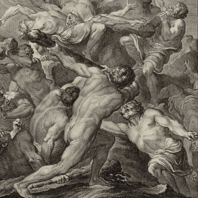 The Fall of the Giants (Métamorphoses Banier 1767) - Eisen
