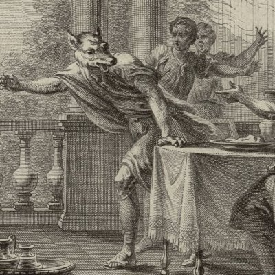 Lycaon (Métamorphoses Banier 1767) - Gravelot