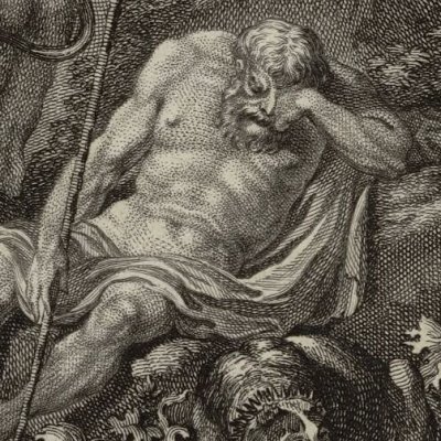 Mercure et Argus (Métamorphoses Banier 1767, l.1) - Eisen